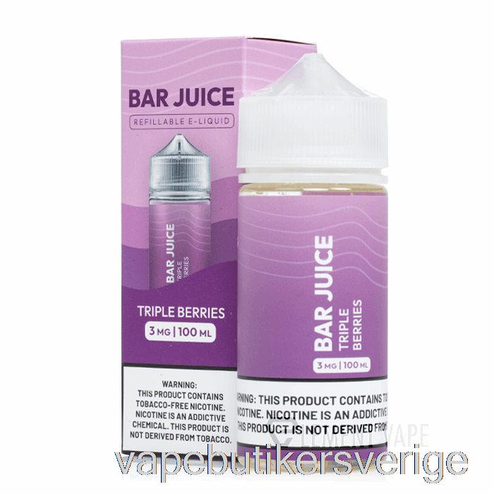 Vape Sverige Trippelbär - Barjuice - 100ml 0mg